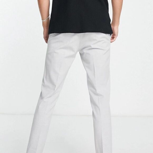 ASOS DESIGN skinny jersey smart joggers in grey 30/34 NWT IN PACKAGING‎ - Picture 3 of 7